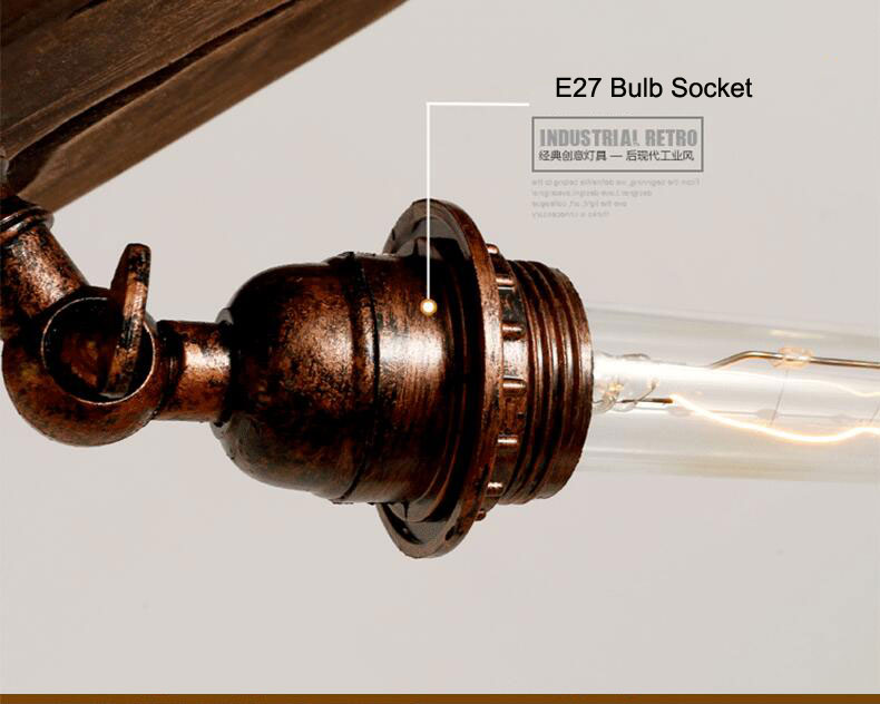 Industrial Style Chandelier American Loft Retro Personalized Restaurant lamp(WH-VP-224)