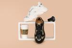 Ladies Athletic Sports Shoes Custom Platform Black Non Slip Shoes