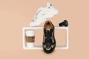 China Ladies Athletic Sports Shoes Custom Platform Black Non Slip Shoes wholesale