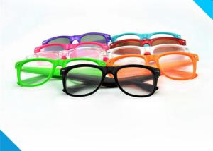 China Style Prism Rave Parties Diffraction Glasses , 3d Firework Glasses wholesale