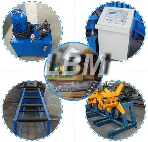 Factory Directly Sell Round and Rectangular Steel Downspout Roll Forming Machine 2018 new design CNC Control