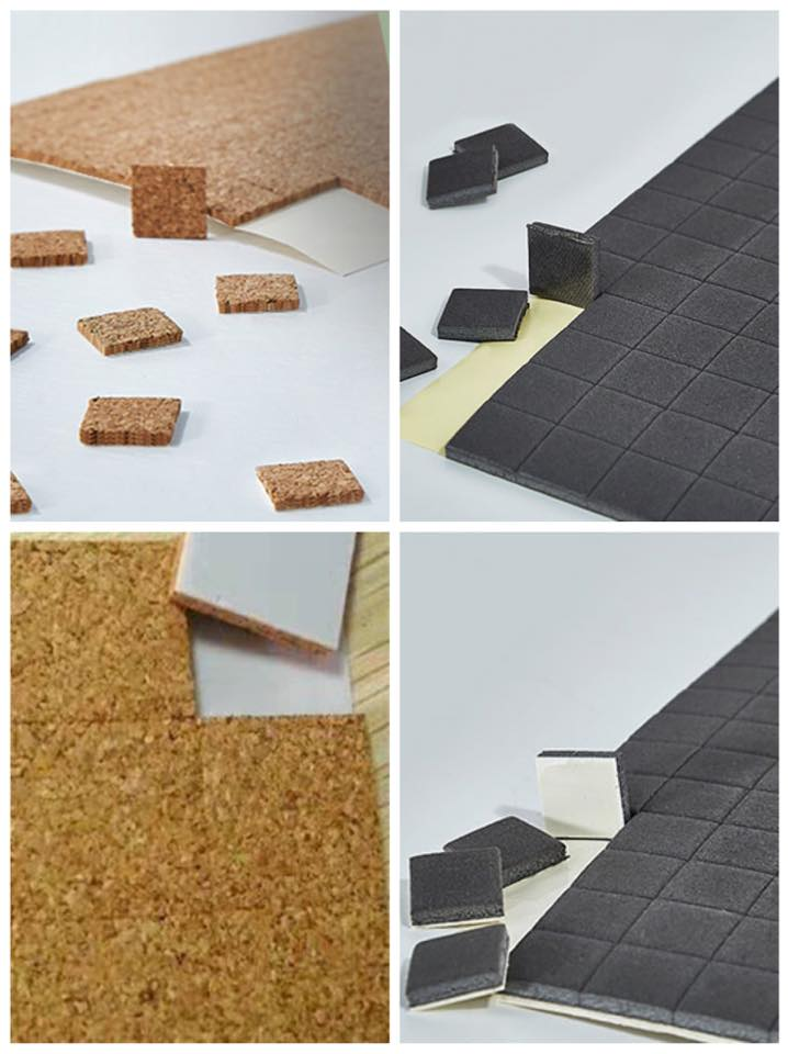 ABM Muti size EVA, PVB, wooden glass transportation separation cork pads