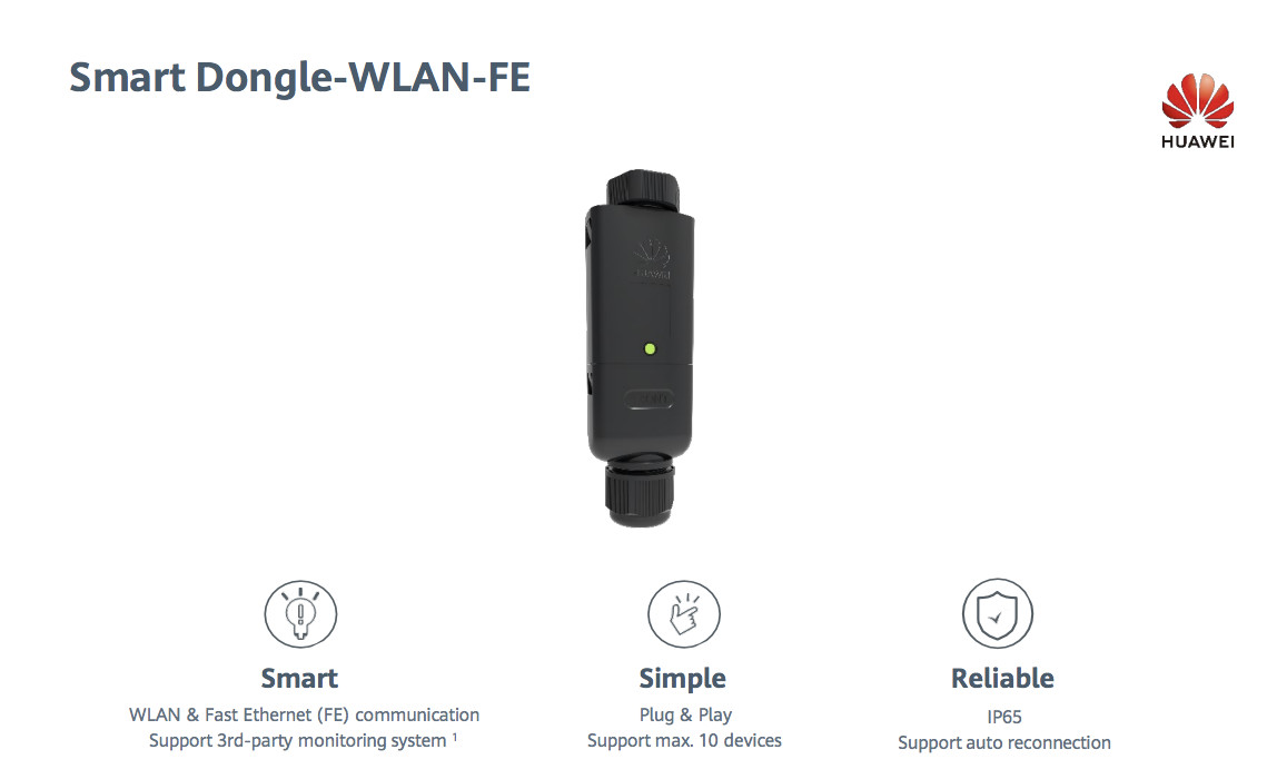 WLAN FE Smart Dongle Huawei Smart Universal Three Phase Wifi Sdonglea 05