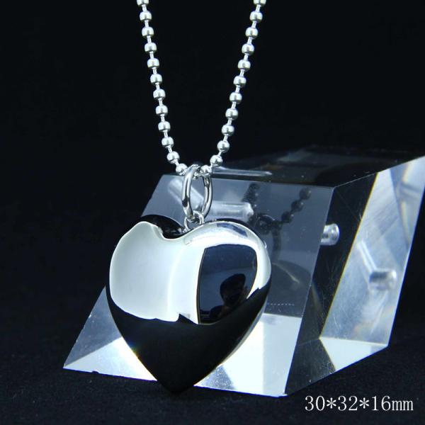 Fashion Ladies Women Girls Stainless Steel Loving Heart Shapped Necklace Pendant