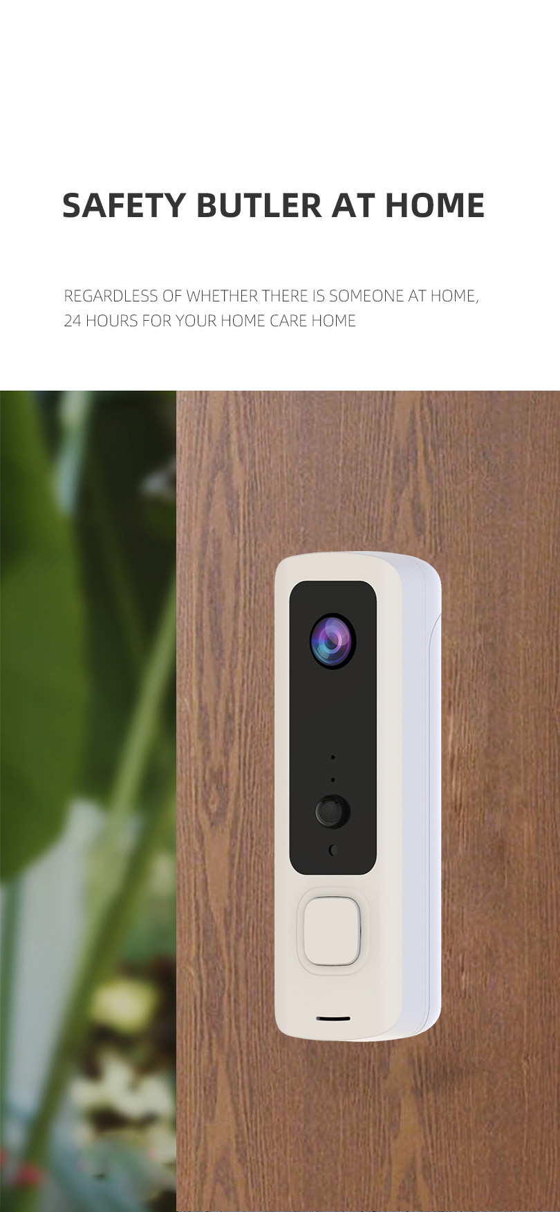 HFSecurity RD05 Wide Angel WIFI VIsua Real Time Two Way Audiol Door Bell