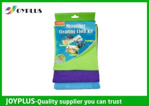 China Microfiber cleaning cloth set Kitchen cleaning cloth Kit wholesale