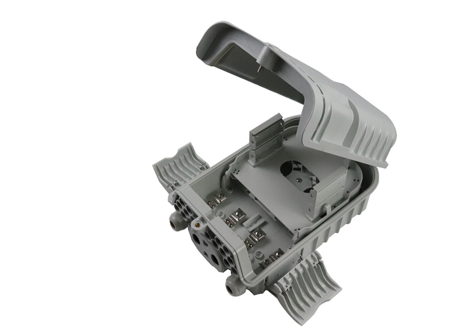 China Outdoor 24 Port SC Fiber Optic Distribution IP65 PC+ ABS Box Manufacturers