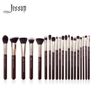 China Jessup 20pcs Pro Arte Makeup Brushes Kit Zinfandel Color wholesale