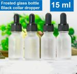 5ml 10ml 15ml 20ml 30ml 50ml empty round cosmetic Essential Oil Bottle Frosted