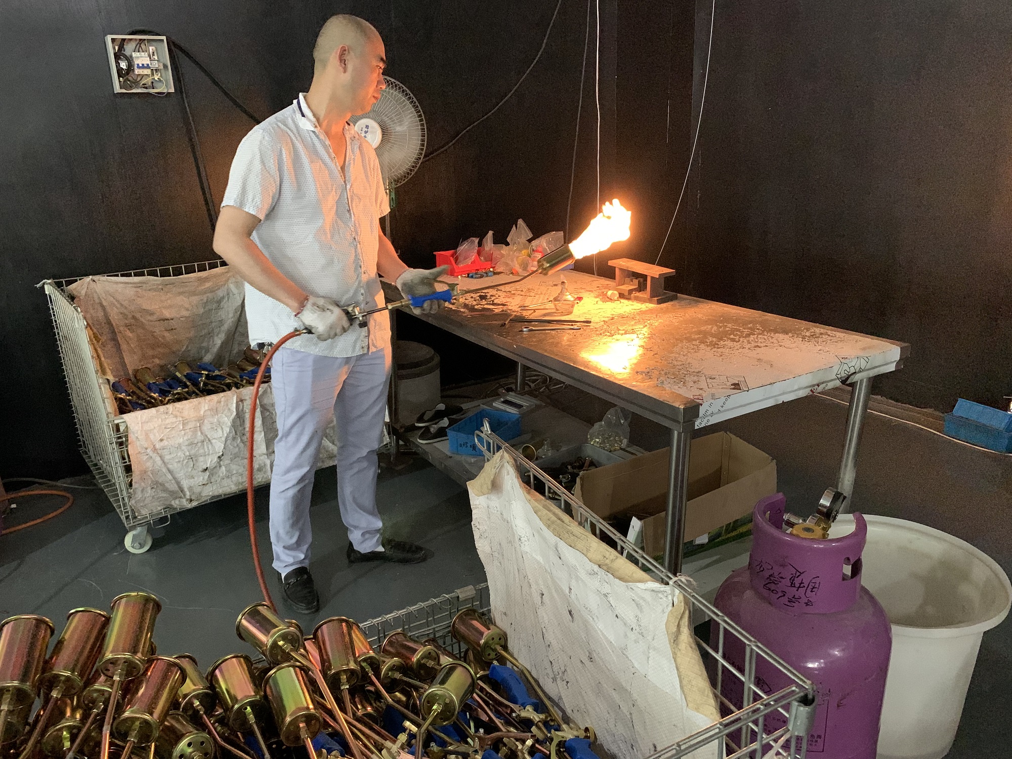 185mm Length Flint Welding Spark Lighter Sliver Head for Professional Applications