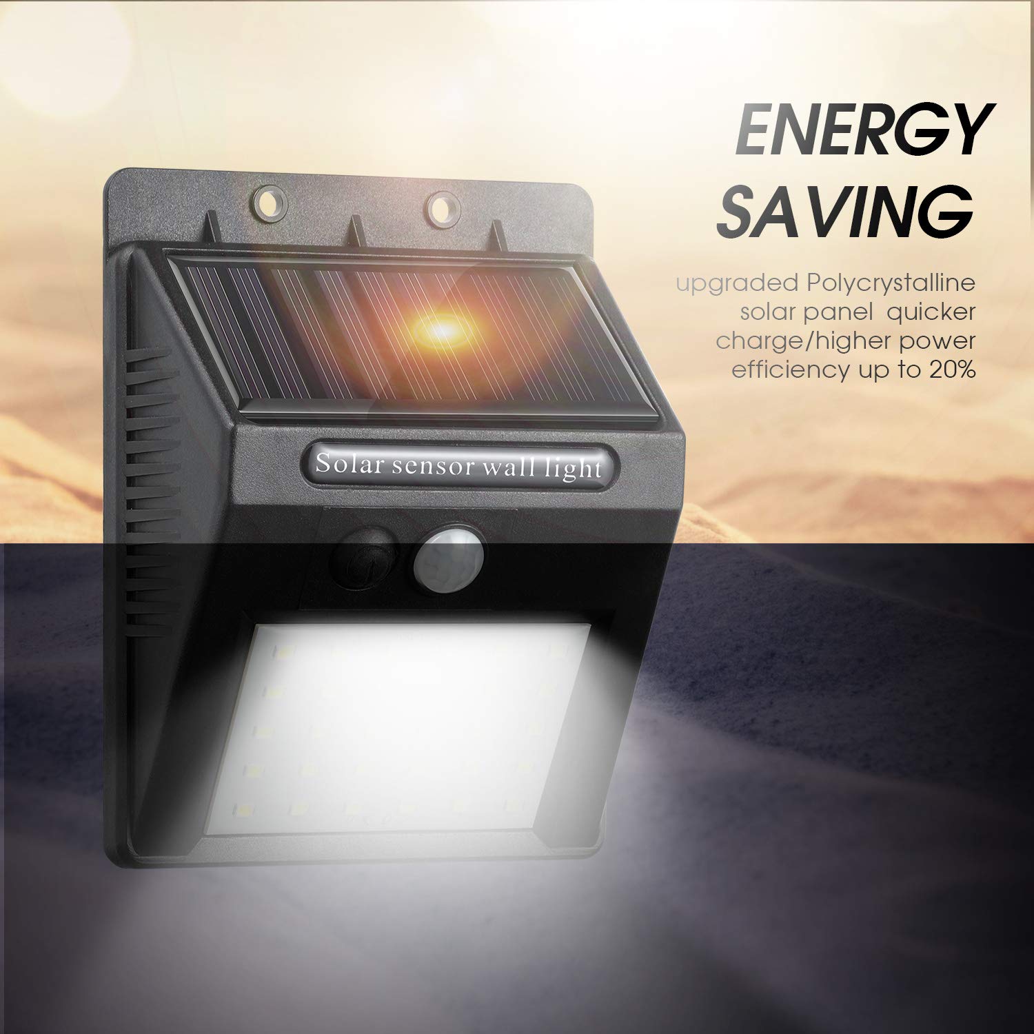 Outdoor Solar Lights,30 LEDS Motion Sensor Light Wireless Security Lights