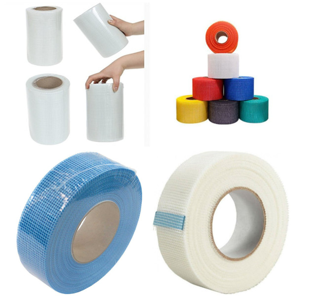 5cm×90m Self Adhesive Drywall Fire Tape Crack Mesh