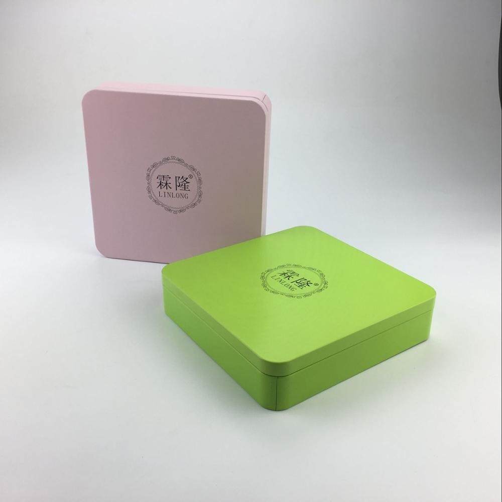Small Square Tin Containers with Lids Wholesale Tin Boxes for Packaging Empty Tins