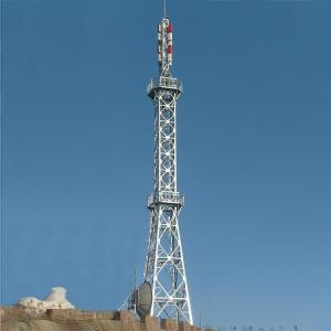 China Cellular Self Supporting Antenna Telecommunication Tower 45 Meter wholesale