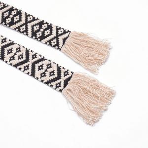 China 40mm Pattern Jacquard Ribbon Trim For Belts Bags wholesale