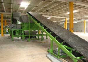 China Powerful Car Waste Tyre Recycling Machine SN - DS - 1500 With Double 55 Kw Motor Power wholesale