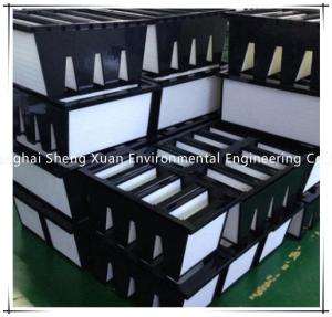 China 4V High Flow ABS Frame F8 Efficiency HEPA Pleated Filter wholesale