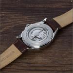 Waterproof Luxury Tourbillon Mechanical Watch Stainless Steel Case Bottom
