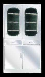 China Free Standing Hospital Medicine Cabinet Hospital Medical Instrument With Window wholesale