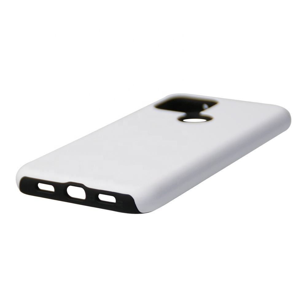 White 3D TPU PC Sublimated Blanks Tough Coated Cell Phone Case For Google Pixel 7 6 5 Pro