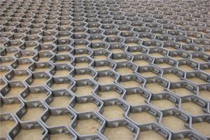 China 50X50mm Silver Hexmesh Refractory Hexagon Expanded Metal Grating wholesale