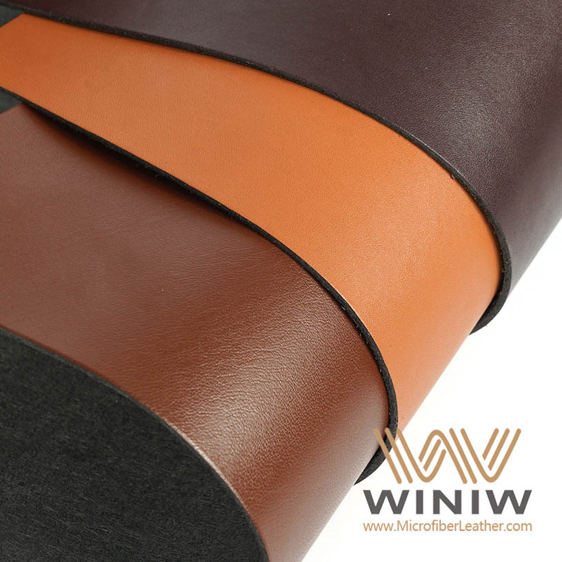 Tear Resistant High End Belt Faux Microfiber Leather Material