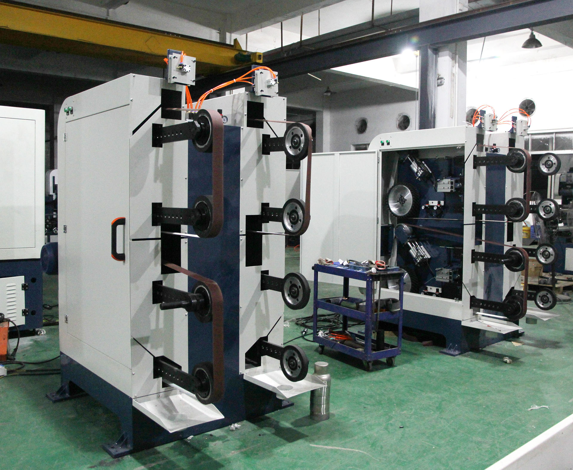 Robotic Cell Metal Deburring Machine for Belt Polishing Door Handles