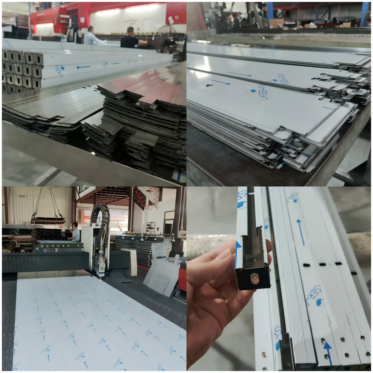 SUS304 Gold Shower Door Frame Rust Resistance Stainless Steel Profile