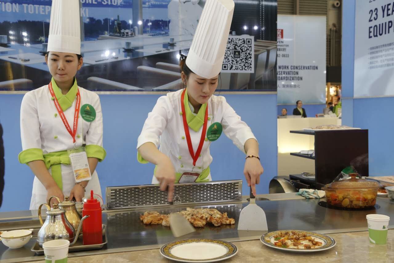 Japanese Restaurant Hibachi Grill Electromagnetic Heating Teppanyaki Grill U - shape