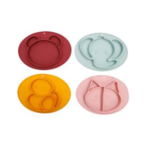 China OEM Rice Bowl Gift Feeding Silicone Children Baby Tableware Set wholesale