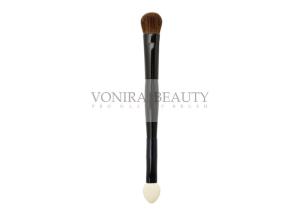 China Pony Hair Professional Dual Ended Eyeshadow Brush / Cosmetic Brush Set wholesale
