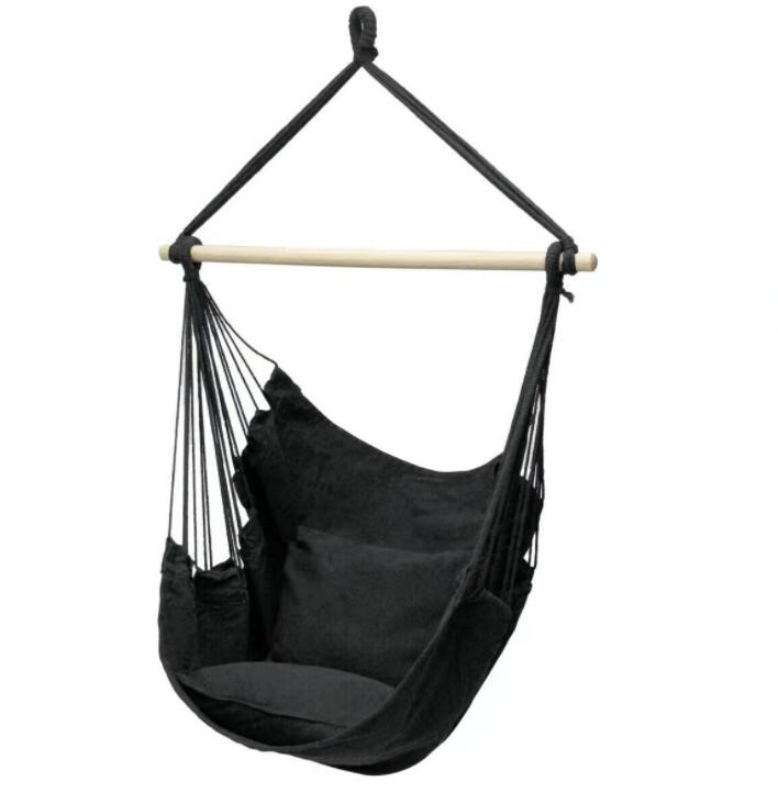 Indoor Hammock Swing Chair , Canvas Outdoor Hanging Chair Customized Color