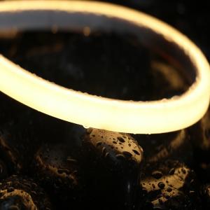 China IP67 Polyurethane Neon Strip 10mm X 10mm 3 side emitting Top Bend 5 Years Warranty wholesale
