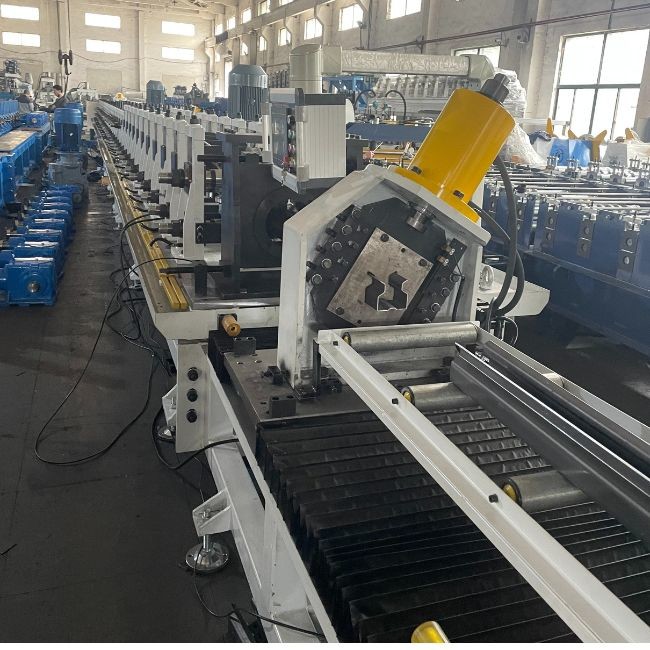 Cold Rolled Steel Upright Racks System Shelves Seel Storage Racks Frame Making Roll Forming Machine