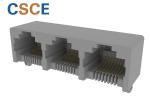 Side Entry Integrated 90 Degree RJ45 Ethernet Connector