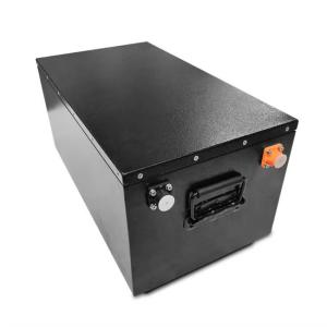 China 36V 100Ah Smart Lithium LiFePO4 AGV Car Battery for Vehicle wholesale