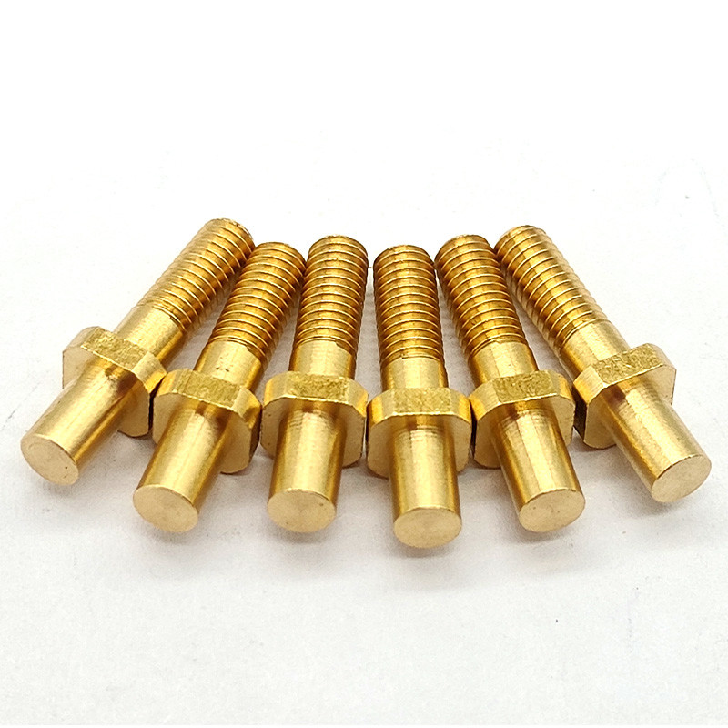 Customized Gold Plated Bolts Automotive Nuts And Bolts High Precision