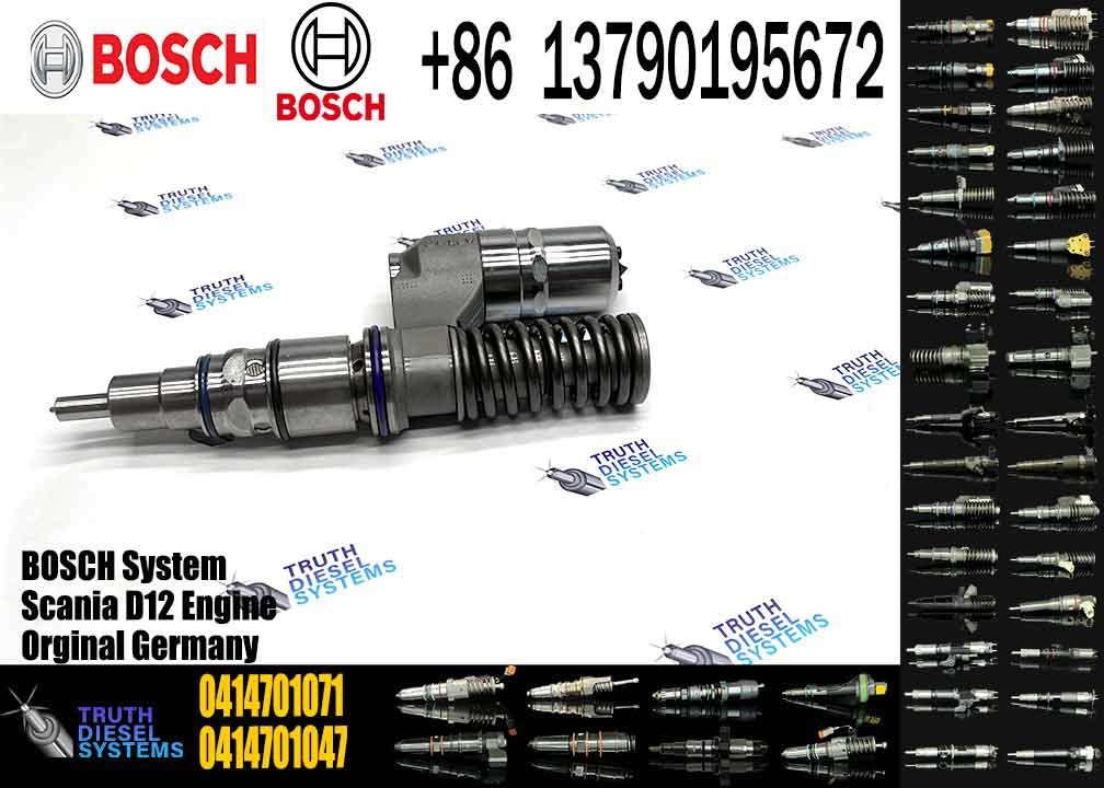 Excavator Parts 0414701072 0414701070 0414701071 Common Rail Injector For SCANIA Engine 0986441119