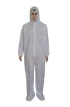 Dust Proof Disposable PP Non Woven Coverall Microporous