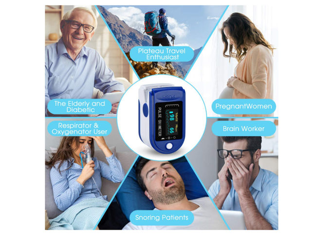 PR Blood Heart Rate 100% OLED Finger Pulse Oximeter