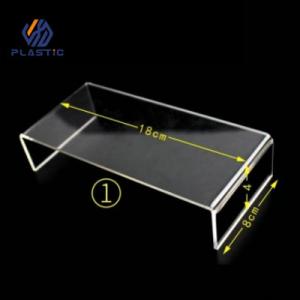 China Convenient Clear Acrylic Display Stands Polishing Surface Lightweight OEM Logo wholesale