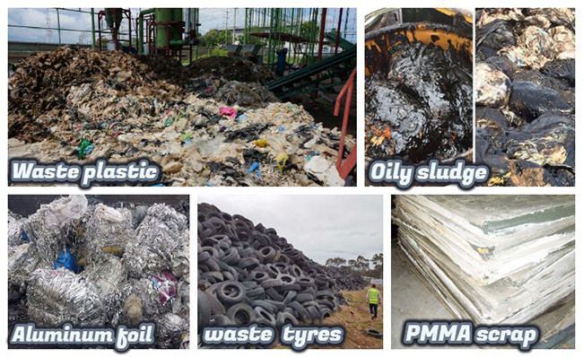 Plastic Waste Oil Pyrolysis Plant Energy Saving Gasoline 10 Ton