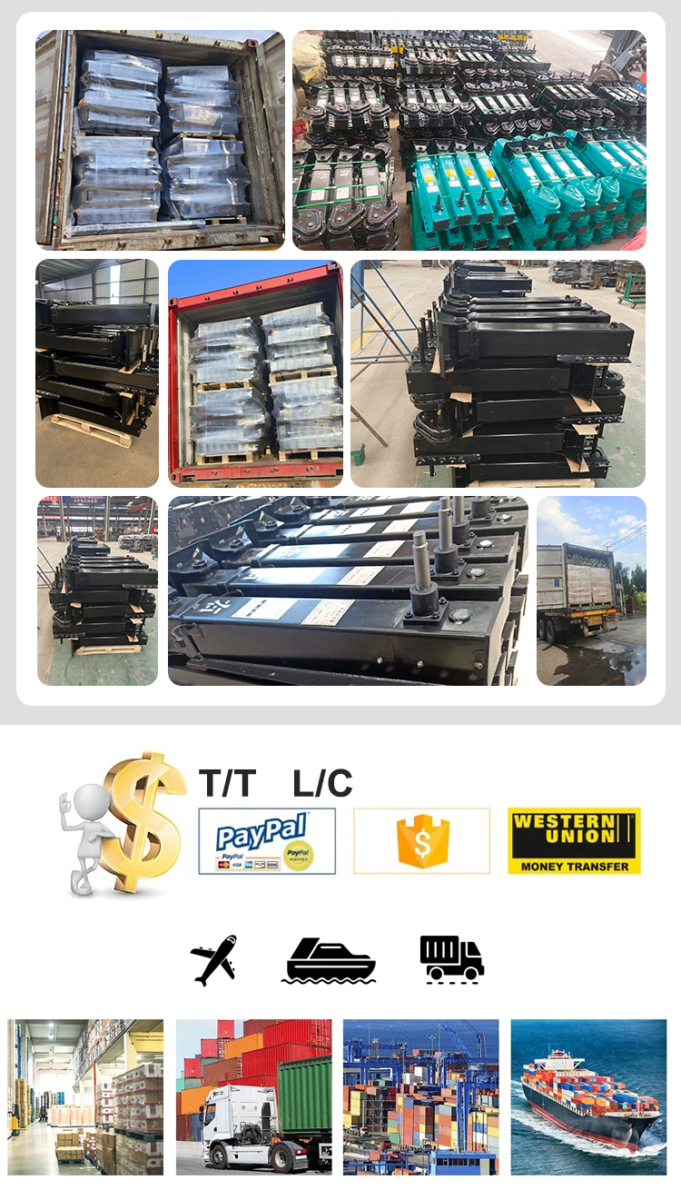 80ton Max Payload Trailer Parts Standard Size 19'' Landing Leg 28ton Jost Landing Gear 50ton Landing Gears Container Trailer