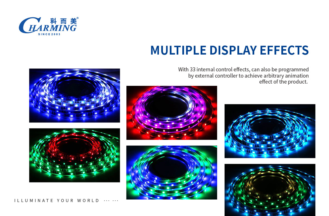 Shearable Indoor RGB LED Strip Light Outdoor Durable Multipurpose