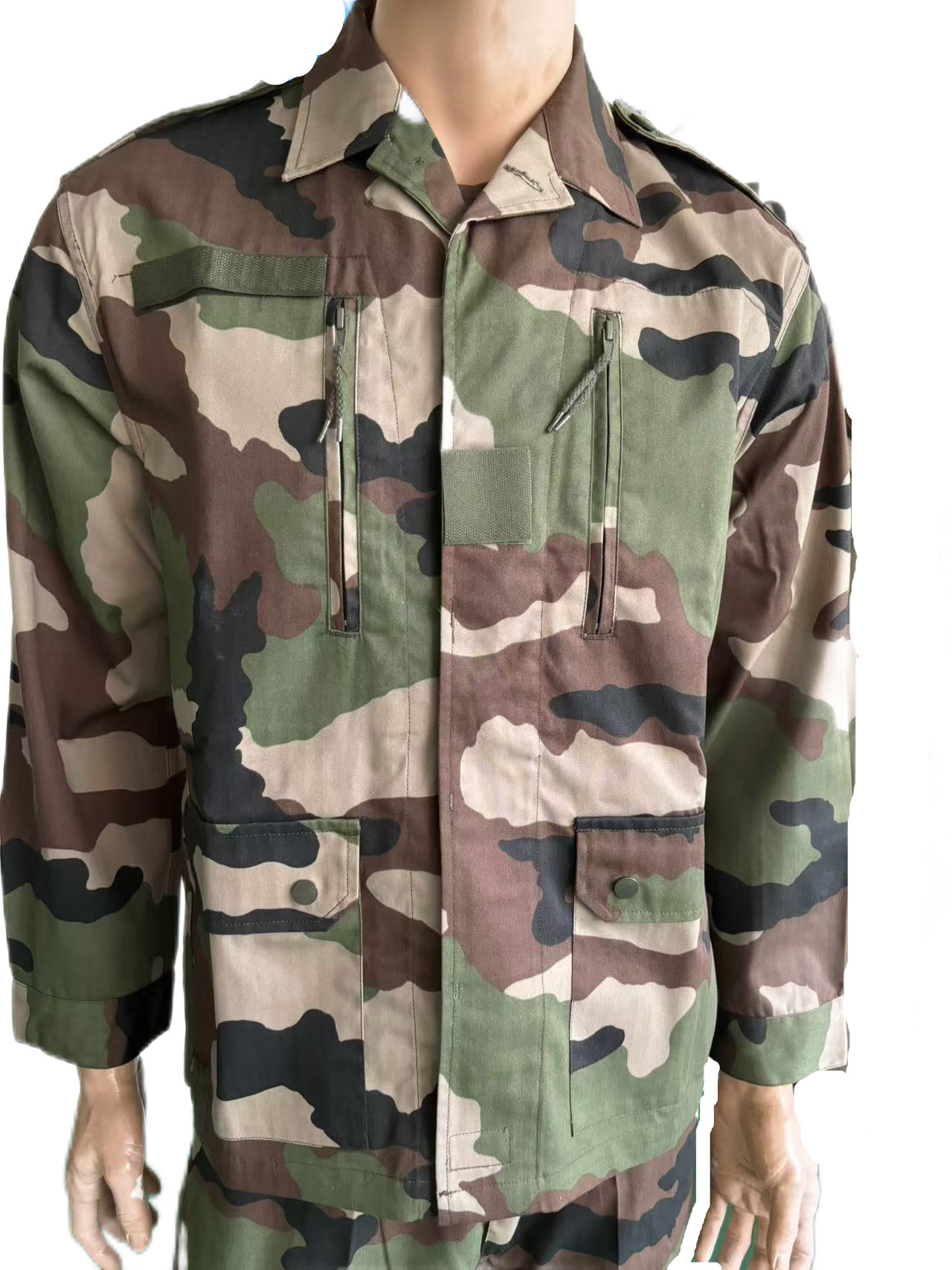 F2 Style French Military Camouflage Jacket And Pants For Tactical Missions And Outdoor Survival