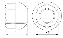 Spherical Anchor Nut for Self Drilling Rock Bolting R32 R25 R38 Custimized Nut