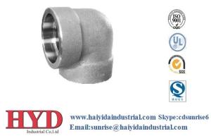 China Forged Fittings stainless steel fitting 90°Socket Elbow wholesale