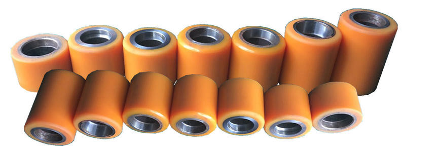 Pu Polyurethane Forklift Wheels Bearing 5 Ton Forklift Spare Parts