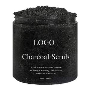 China Reduce Pores Bamboo Charcoal Body Scrub , Dead Sea Salt Body Scrub Detoxification wholesale