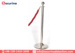 Stainless Steel Stanchion Security Bollards Crowd Control 910mm Height CE